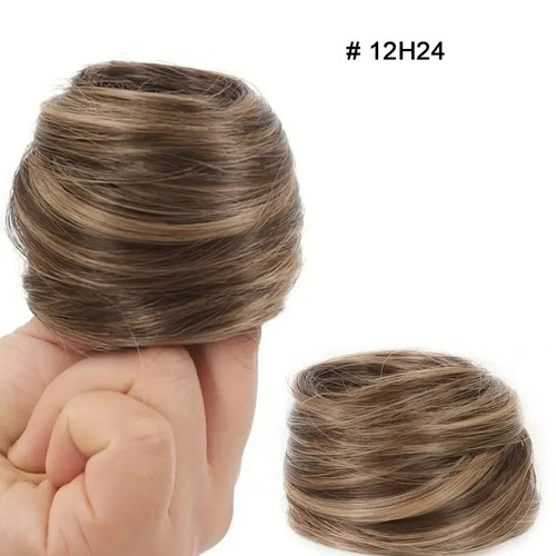Messy bun hair piece scrunchie - messy,