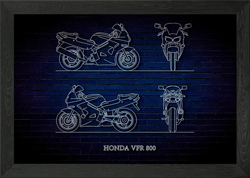 Honda vfr 800 framed - 800,
