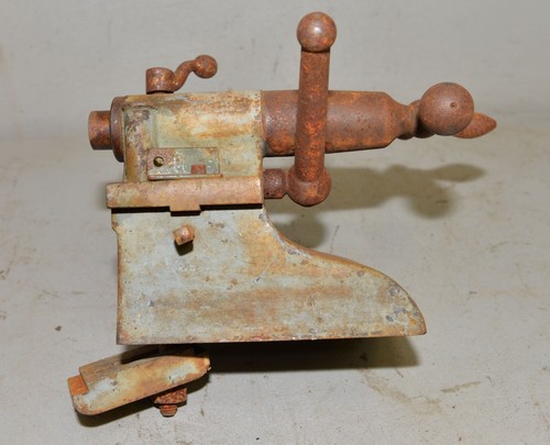 Big antique lathe tailstock