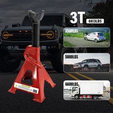Pair of 3 Ton Car Jack Axle Stands Portable Scissor Jack Compact For Car Caravan