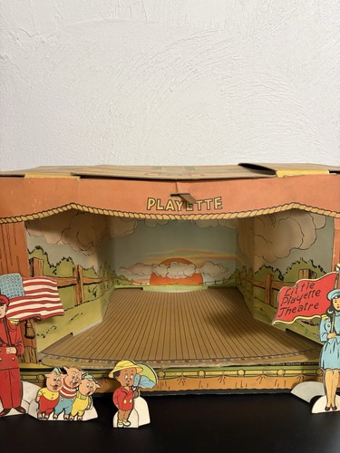 Vintage 1942 playette theatre - vintage,