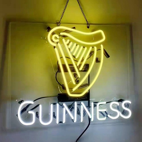 Guinness beer neon - guinness,