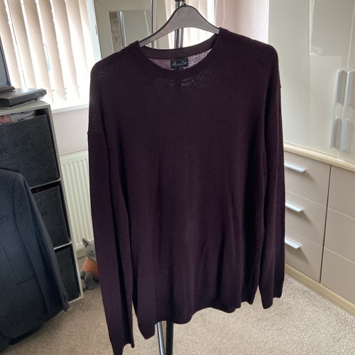 Men knit burgundy jumper - knit,