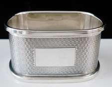 Sterling Silver Napkin Ring, W