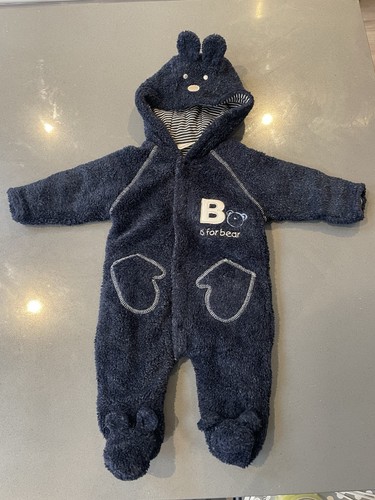 Navy blue fleece coat suit - navy,