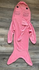 Baby Shark Hoodie One Piece Blanket/ Sleeping Bag/Costume - Medium kids