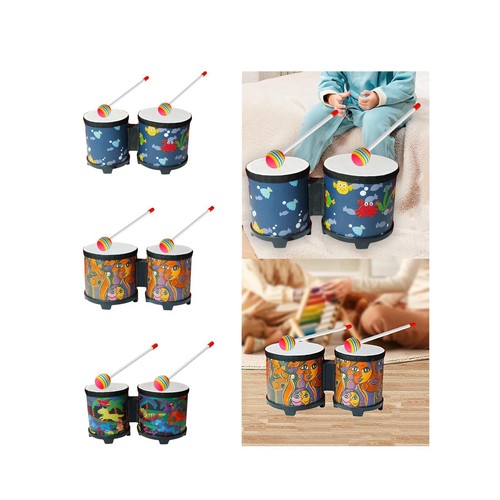 And bongo drums - 6”,