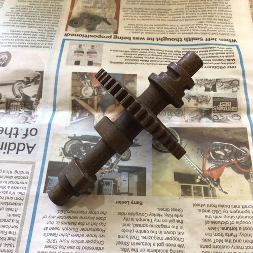 Vintage engine camshaft - vintage,