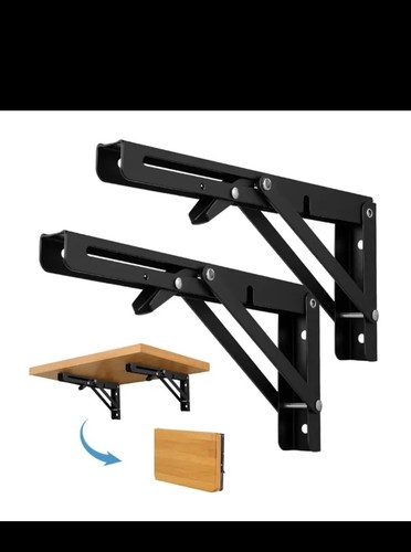 2pcs folding shelf brackets - 2pcs,