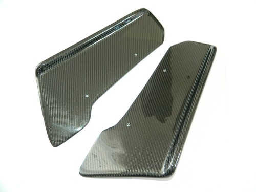 Carbon rear bumper flaps - rear,