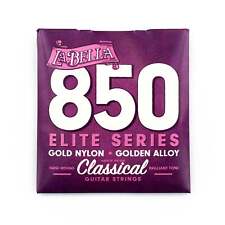 La Bella 850 Elite, Gold Nylon & Golden Alloy, Classical Guitar Strings