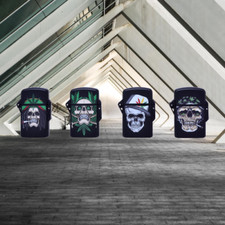 2 X PROF* RASTA SKULLS MALIBU*