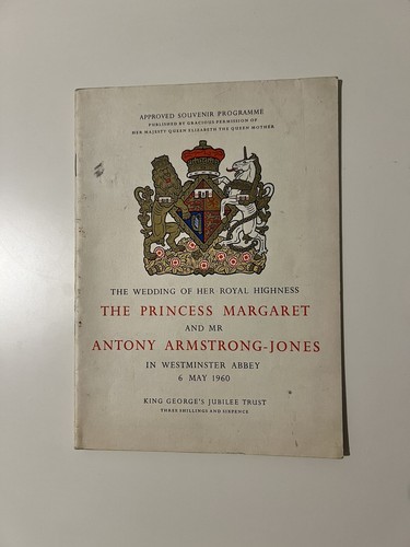 1960 royal wedding - 1960, souvenir