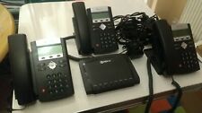 IQ PBX 250 VOIP Hybrid PBX Telephone System with 3 X Polycom SoundPoint IP 321.
