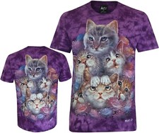 Tie Dye T-Shirt Kittens and