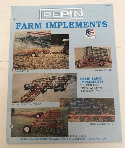 Vintage 1999 pepin farm - pepin,