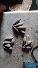 15 x 4oz reclaimed mixed sea fishing leads weights sinkers