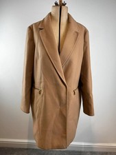 Topshop Camel Tailored Coat