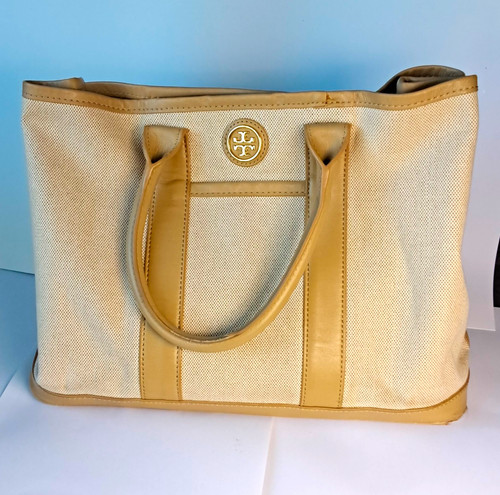 Tory burch beige canvas - beige,