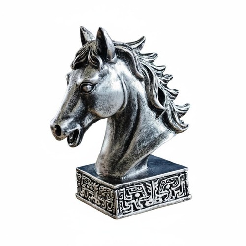 Resin horse head - resin, sculpture
