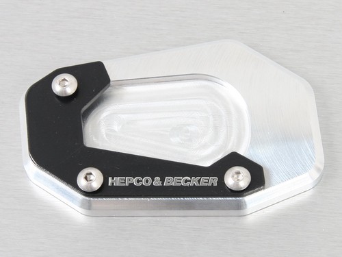 Side stand plate silver - stand,