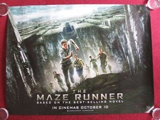 MAZE RUNNER UK QUAD (30"x 40") ROLLED POSTER DYLAN O'BRIEN WILL POULTER 2014