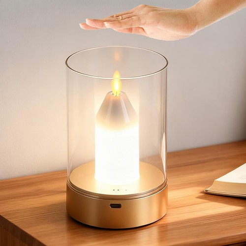 Glass flameless candles led - glass,