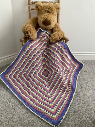 Granny square baby blanket - granny,