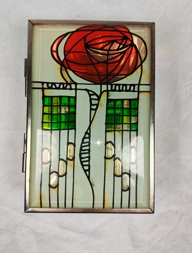 Art nouveau style glass - art,