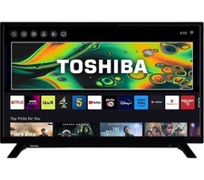 TOSHIBA 32LV2353DB 32" Full HD Smart HDR LED VIDAA TV YouTube Netflix - Black