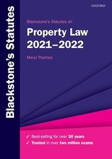 Blackstone's Statutes on