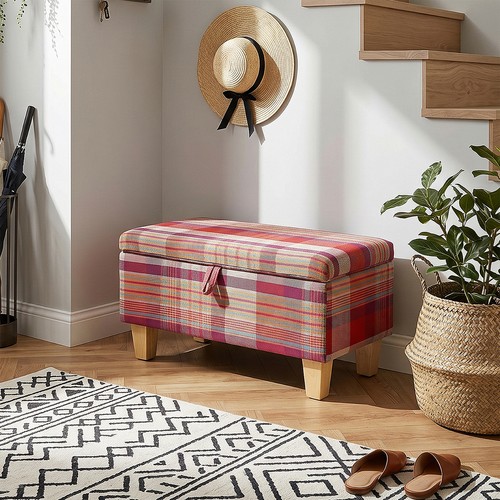 Linen storage ottoman - storage, bench