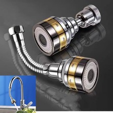 Bendable Extender Faucet Kitchen Sink Tap Spray Head Attachment 360° Flexible