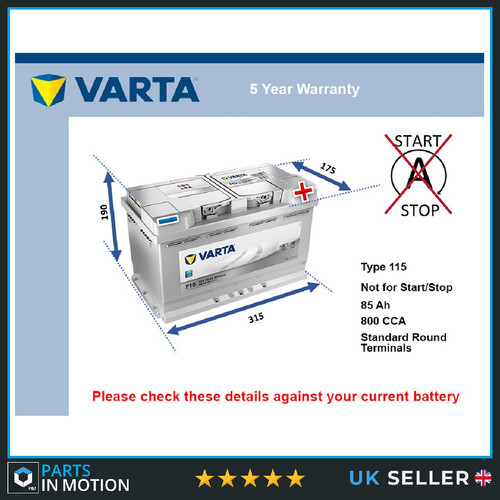 Battery fits porsche - battery,