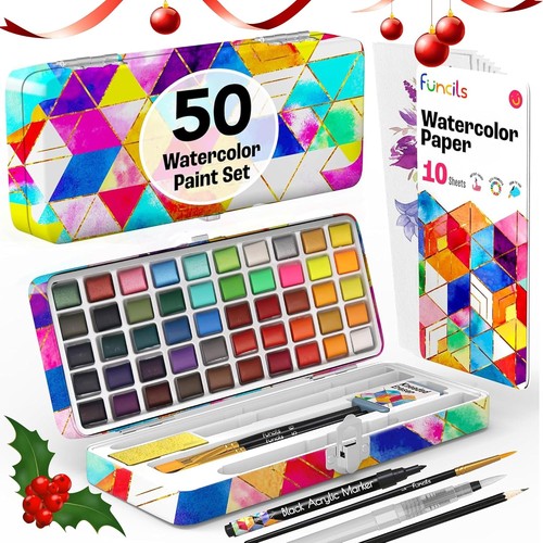 Funcils watercolour paint - watercolour, set