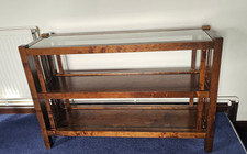 Laura Ashley - Garrat 'Henley' console table solid dark wood