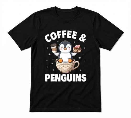 Coffee and penguins funny - coffee,