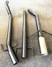 VAUXHALL ASTRA H 1.9L SRi HATCHBACK 5door CAT BACK STRAIGHT PIPE SYSTEM 3'' TIP 