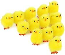 6 x Mini Yellow Chicks Fluffy