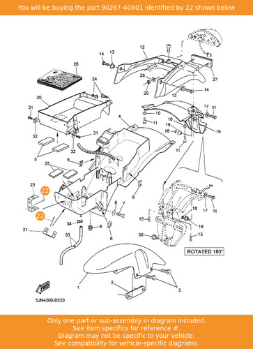 Yamaha rivet blind - rivet,,