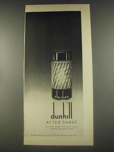 1956 dunhill after shave - shave, ad