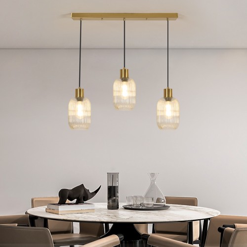Modern glass pendant light - modern,