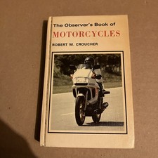 The Observer's Book of Motorcycles by Robert M. Croucher Vintage Hardback Book