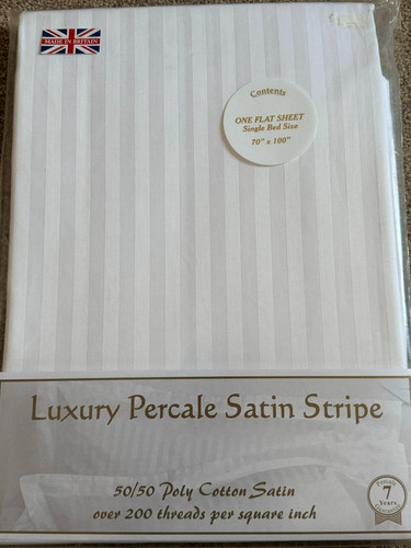 Luxury percale satin - luxury, stripe