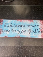 Metal Wall Plaque 12” Across