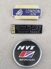 VINTAGE MOTORCYCLE ENAMEL PIN BADGES Inc NORTON, VILLIERS, TRIUMPH