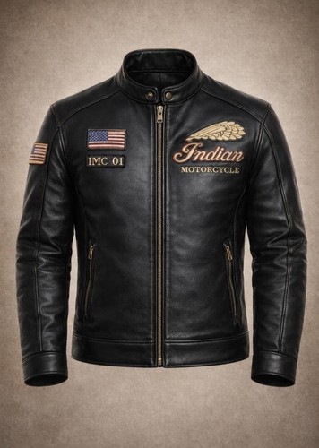 Men black indian bomber - men’s,