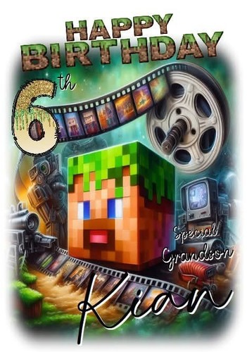 Minecraft style grandson any - minecraft,