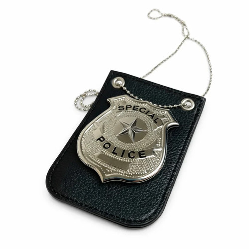 Police badge wallet - badge, fancy