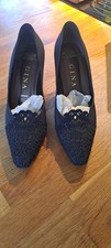 Gina Black Silk Guipure Lace